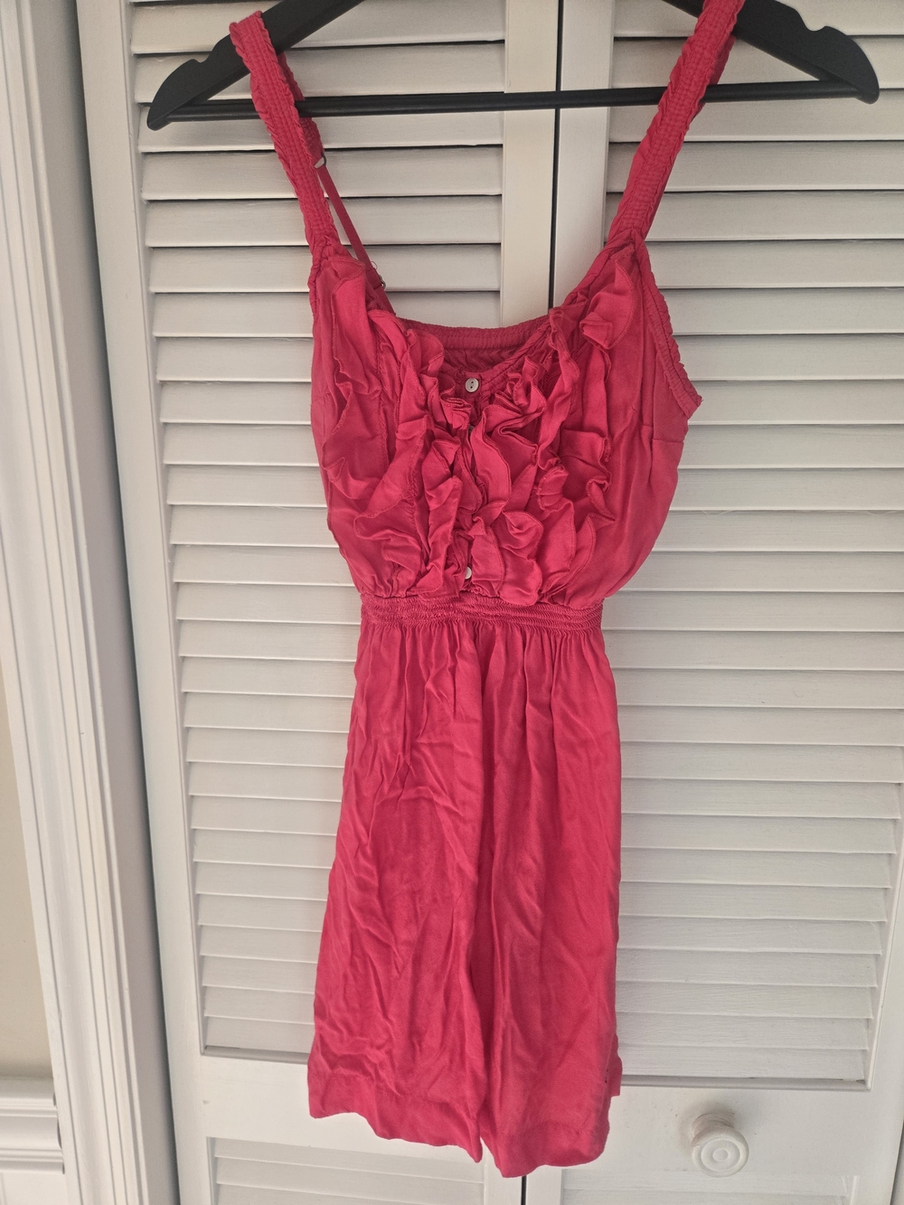 Pink Ruffled Top